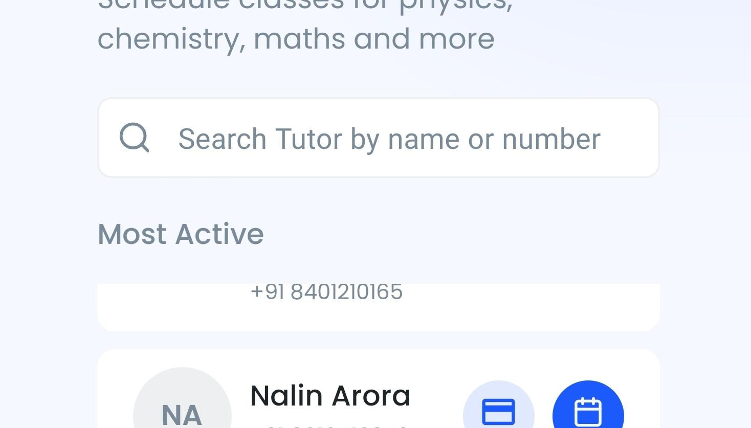 Search Tutors